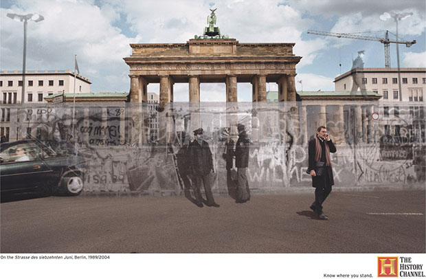 Le Mur de Berlin, 1989.