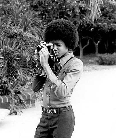 Michael Jackson avec un SLR