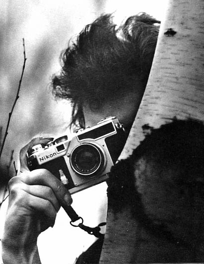 Bob Dylan avec un Nikon SP Rangefinder
