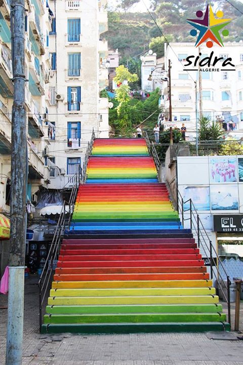 escalier alger street art