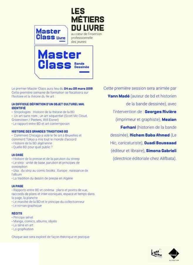 Master Class BD Oran 2018