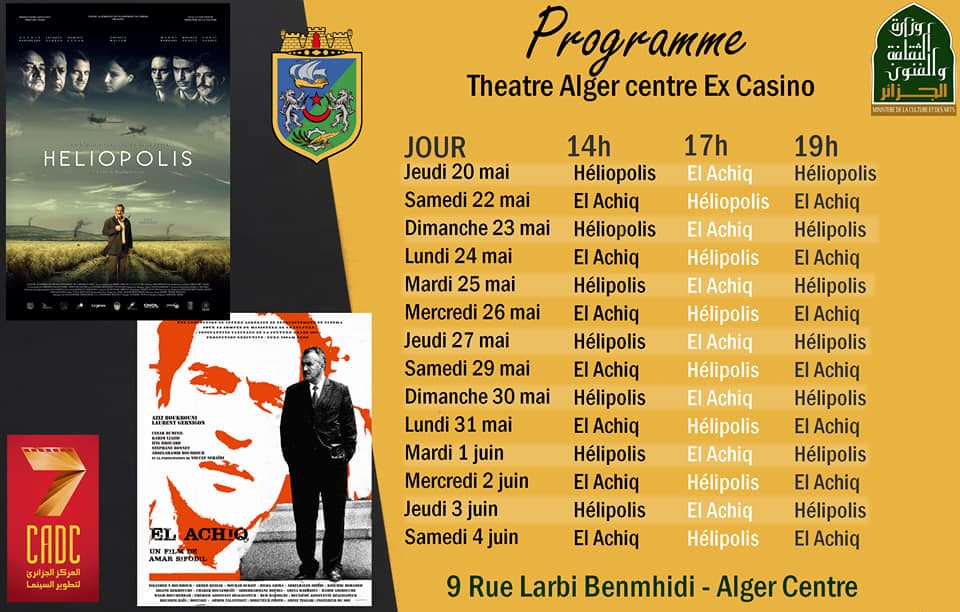 Programme Casino Héliopolis Alger